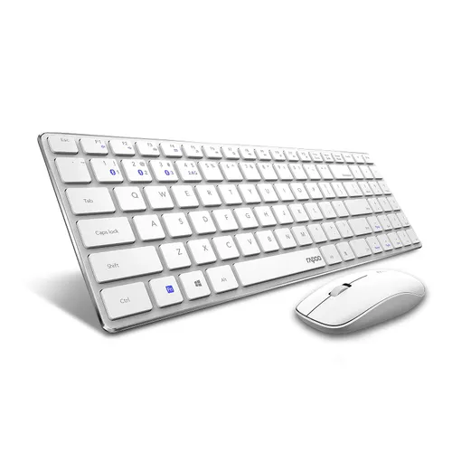 RAPPOO WHITE WIRELESS COMBO ULTRA SLIM 9320M